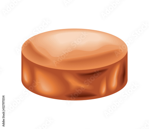 round caramel icon
