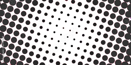 Gradient halftone dots background. You can use for  banner, empty polka bubble, pop art template, texture. 