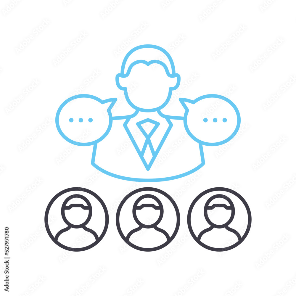 team information line icon, outline symbol, vector illustration, concept sign team information line icon, outline symbol, vector illustration, concept sign