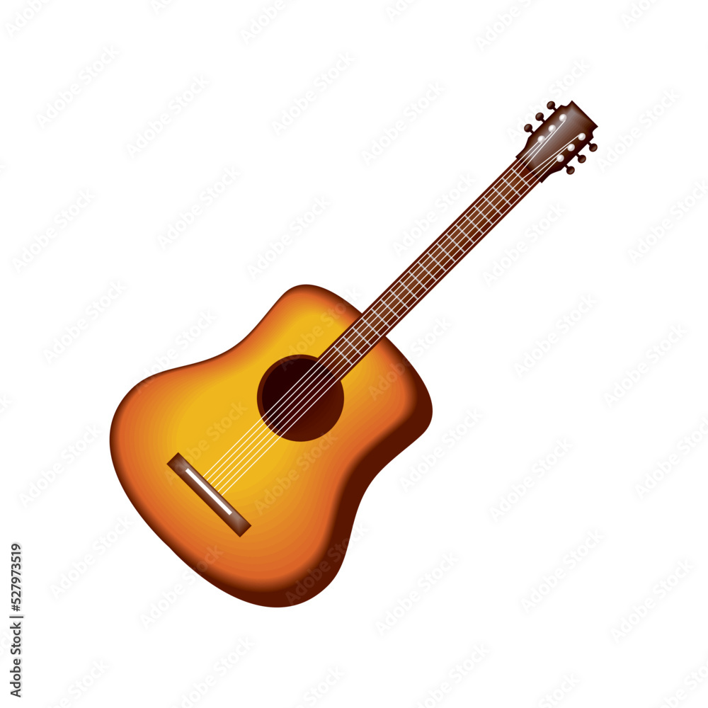 realistic guitar instrument
