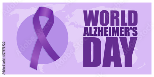Vector illustration for World Alzheimer's Day