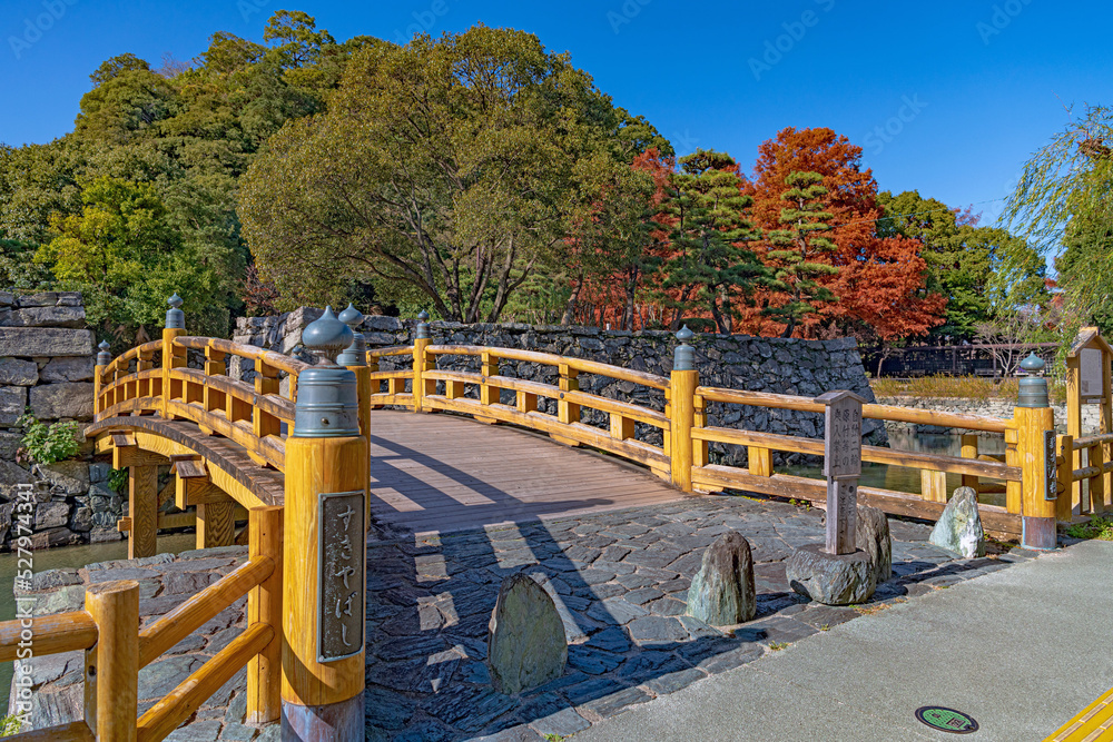 Fototapeta premium 徳島城 数寄屋橋