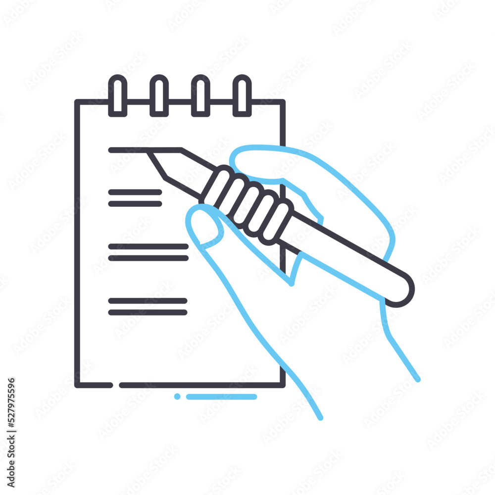 to do list line icon, outline symbol, vector illustration, concept sign