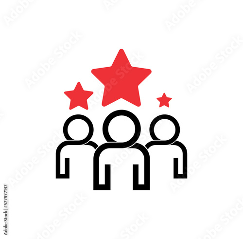 team report icon on white background
