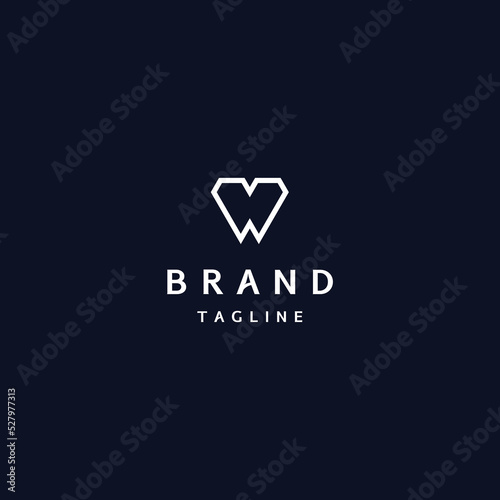 Luxury Teeth Logo Design Shaped Diamond Icon. Diamond Design With Tooth Icon Shape.