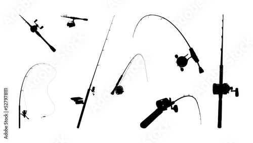 Fishing Rod Silhouette