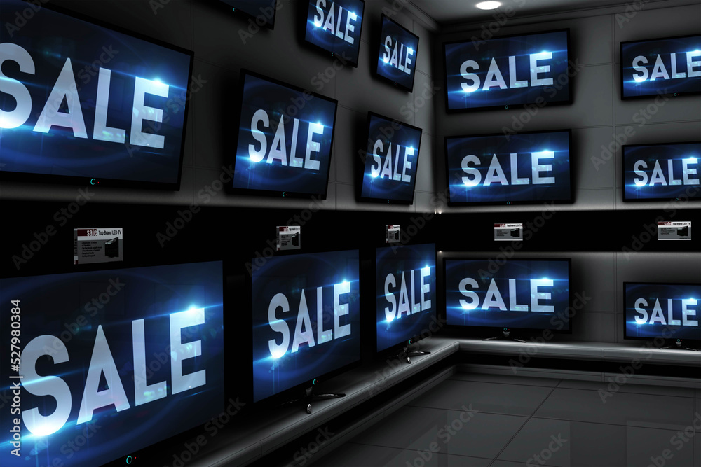 Sale ad on televisions Sale ad on televisions