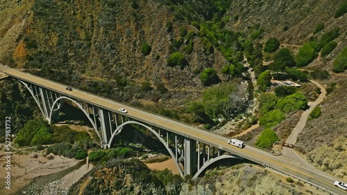 Bixby Creek Bridge on the Big Sur coast of California. Big Little Lies