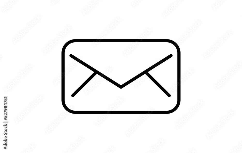 Message icon outline and linear vector. Message icon outline and linear vector.