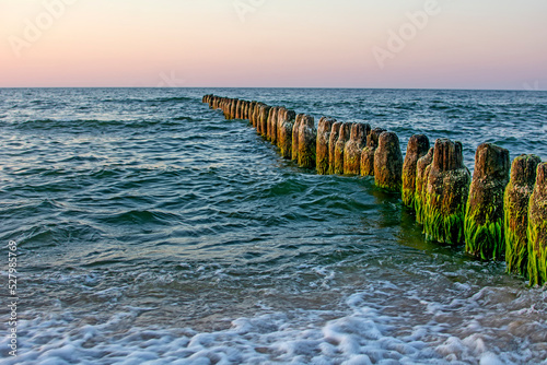 Polish beach on the Baltic Sea.