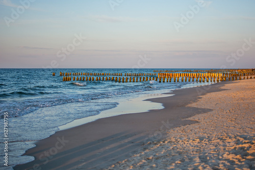 Fototapeta Naklejka Na Ścianę i Meble -  Polish beach on the Baltic Sea.