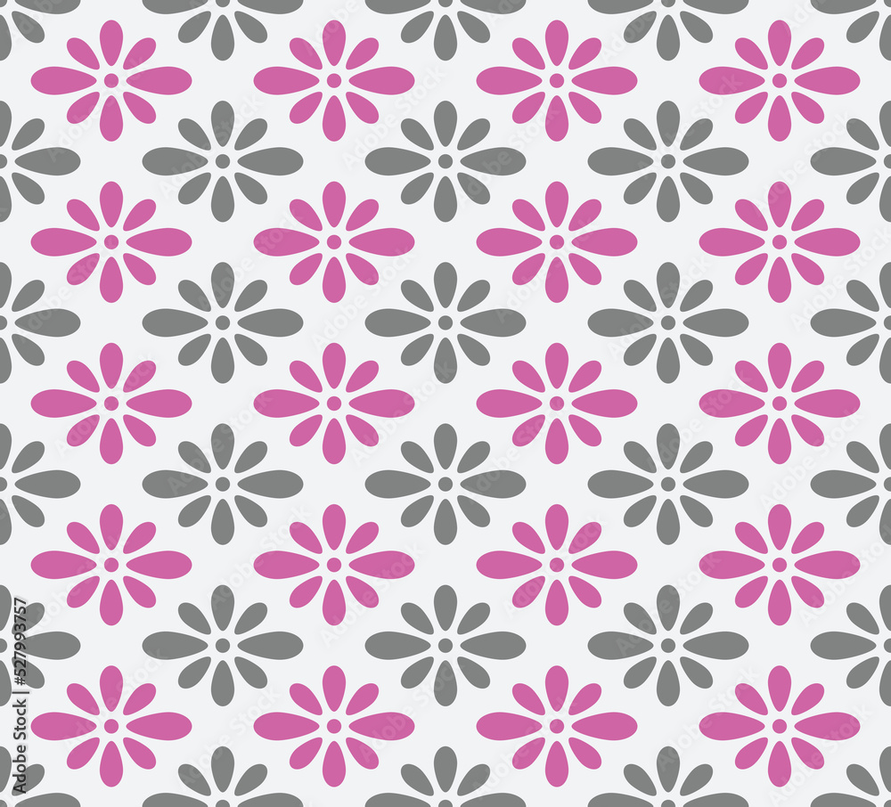 Japanese Diamond Flower Vector Seamless Pattern Japanese Diamond Flower Vector Seamless Pattern