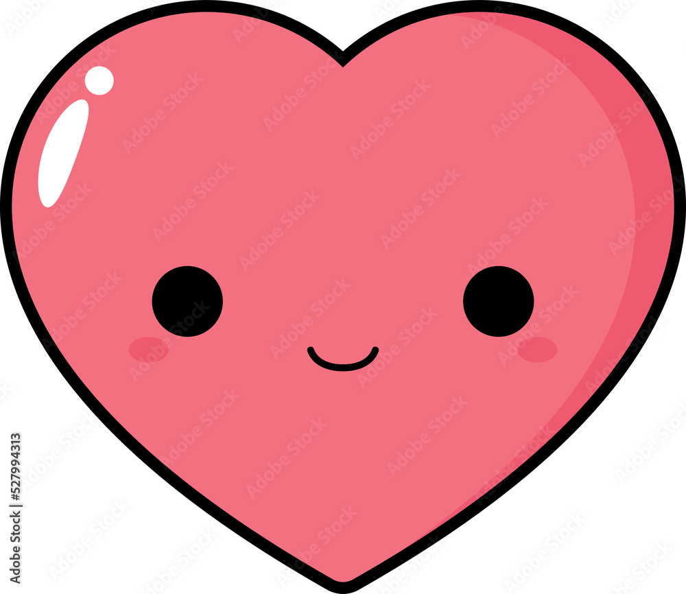 Kawaii Cute Pink Love Graphic by Yapivector · Creative Fabrica