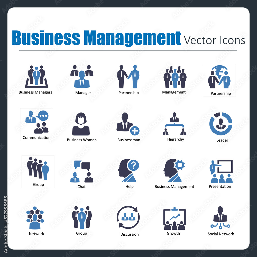 Fototapeta premium Business Management 
