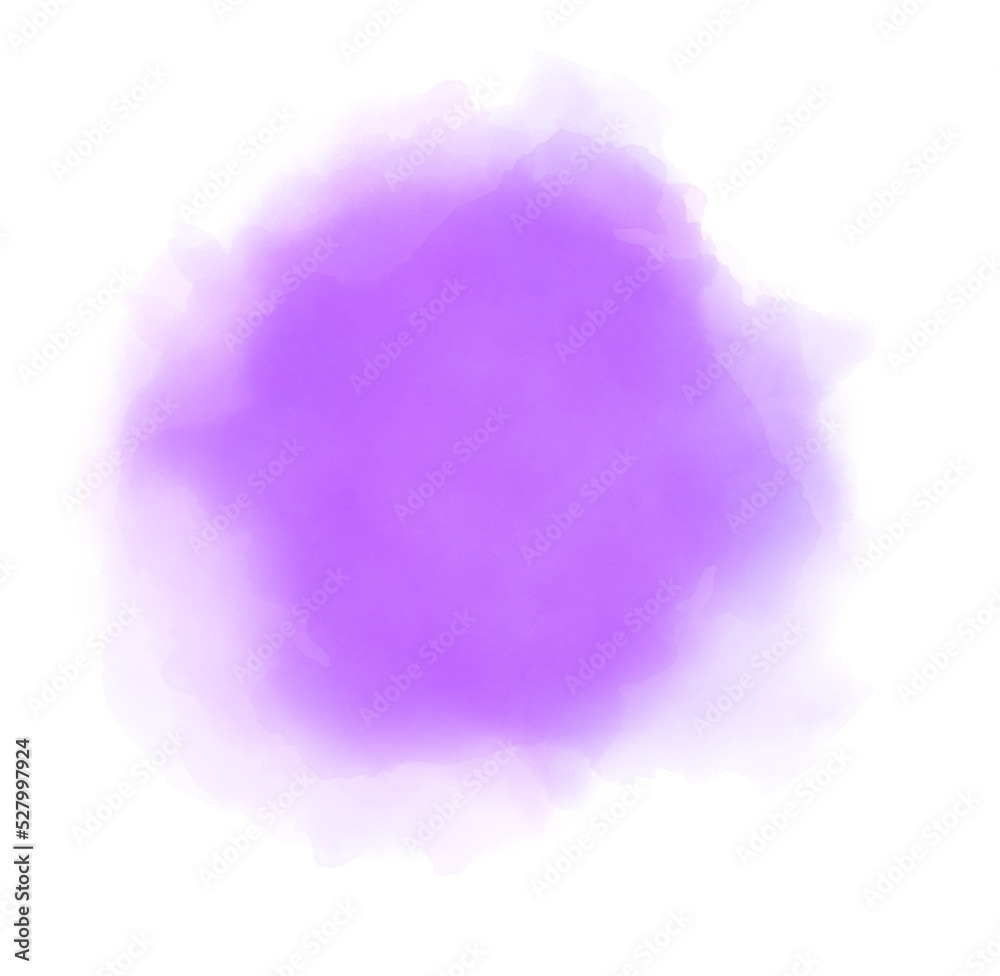 lilac watercolor blot