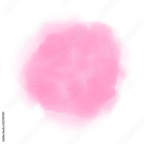 Pink watercolor blot