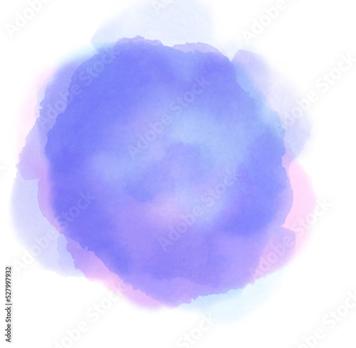 lilac watercolor blot