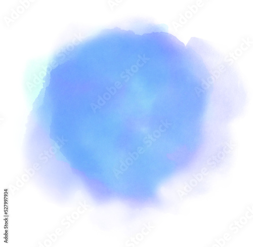 lilac watercolor blot