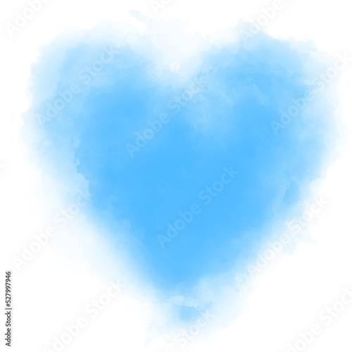 blue watercolor heart © taisiyakozorez