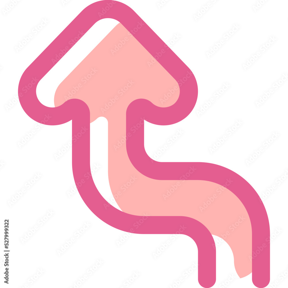 up arrow color omission icon up arrow color omission icon