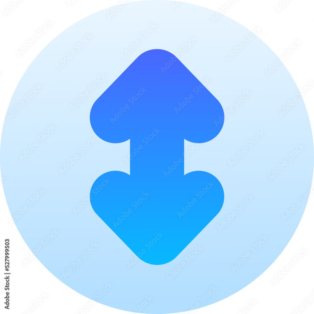 upside down flat icon