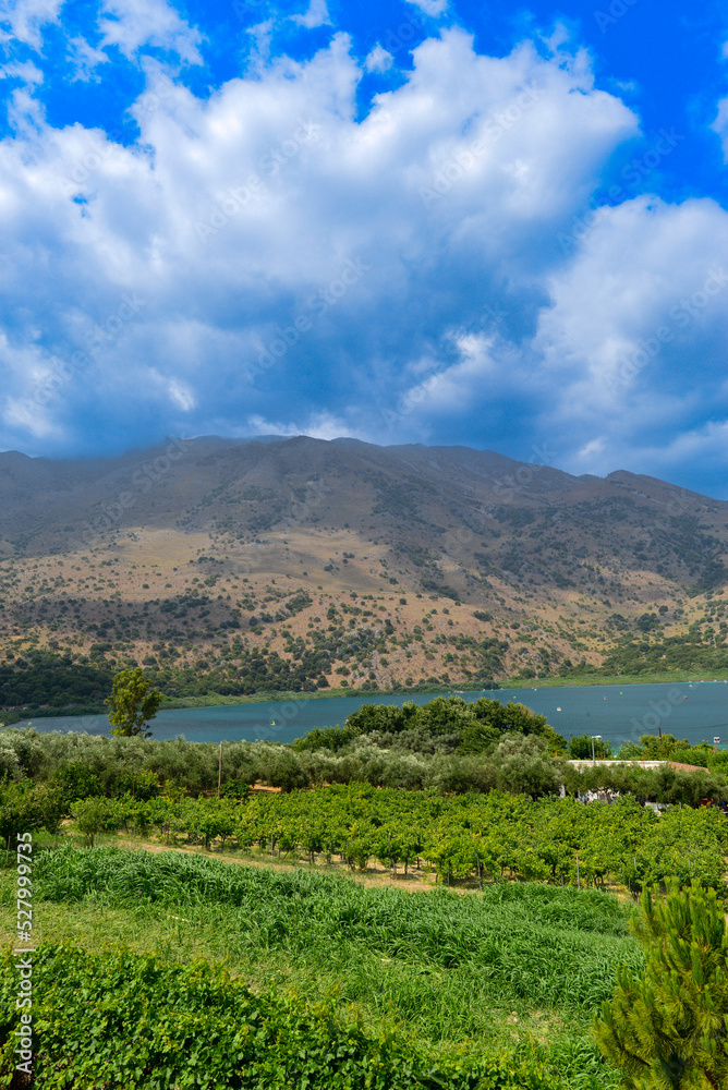 Obraz premium Kournas-See in der Nähe von Georgioupoli, Kreta 