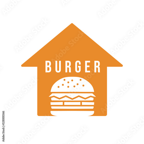 burger house logo design