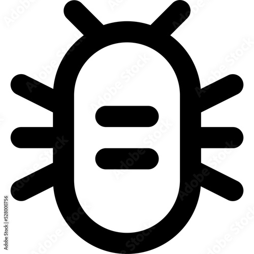 malware line icon
