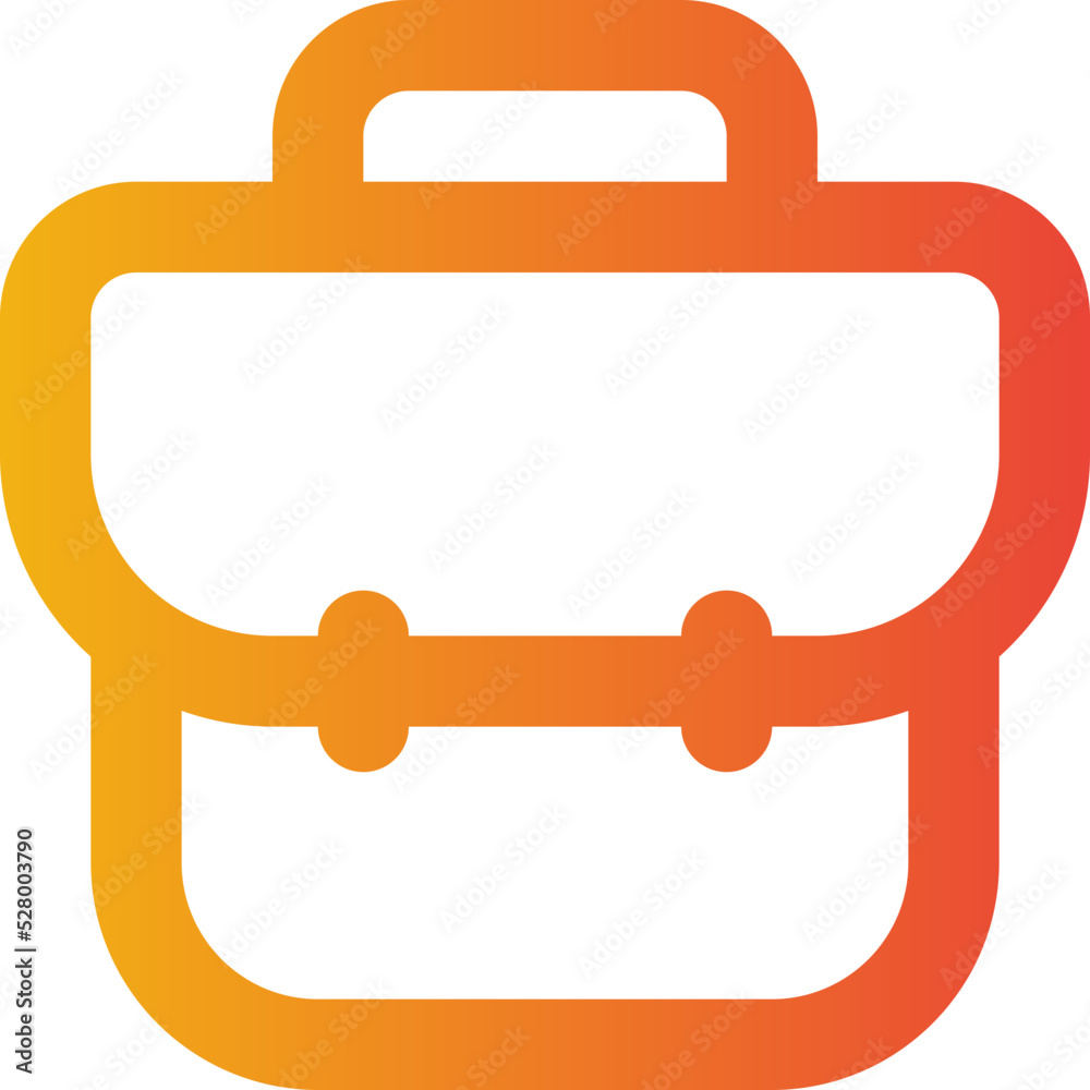 briefcase gradient icon briefcase gradient icon