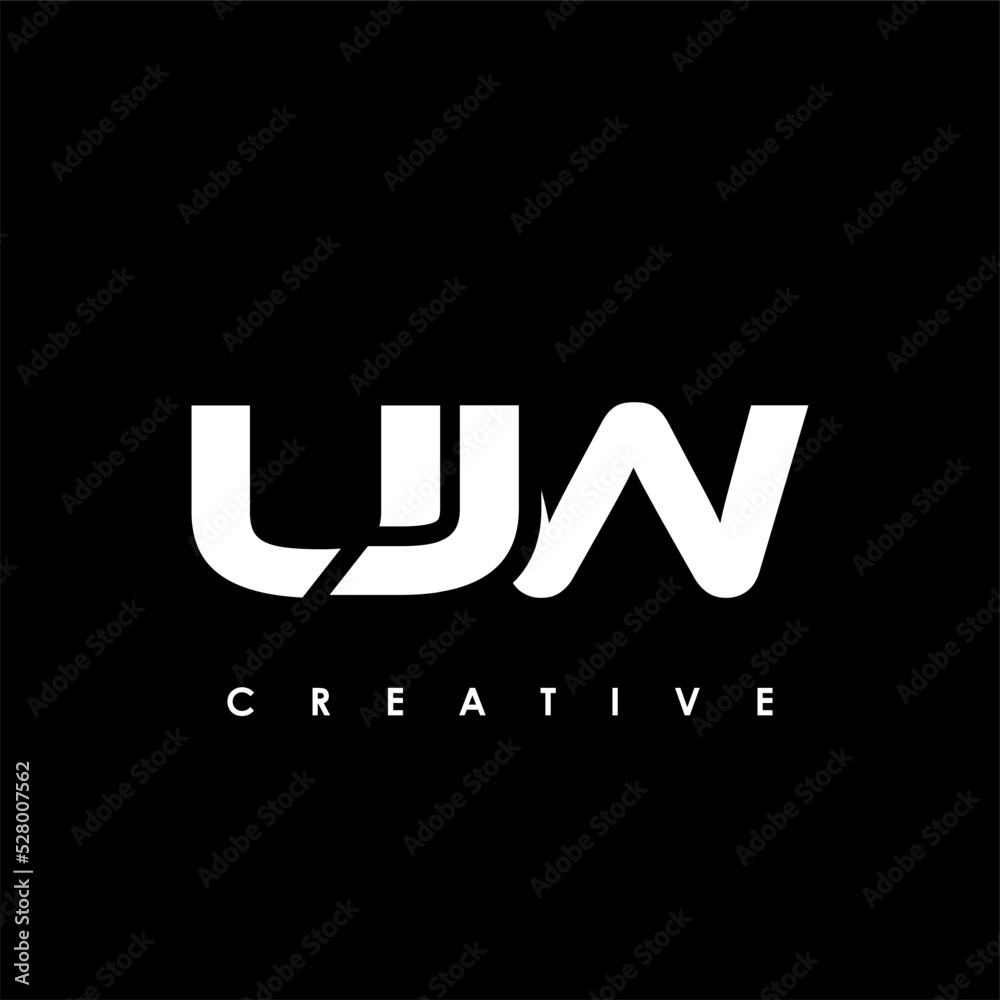 UJW Letter Initial Logo Design Template Vector Illustration UJW Letter Initial Logo Design Template Vector Illustration