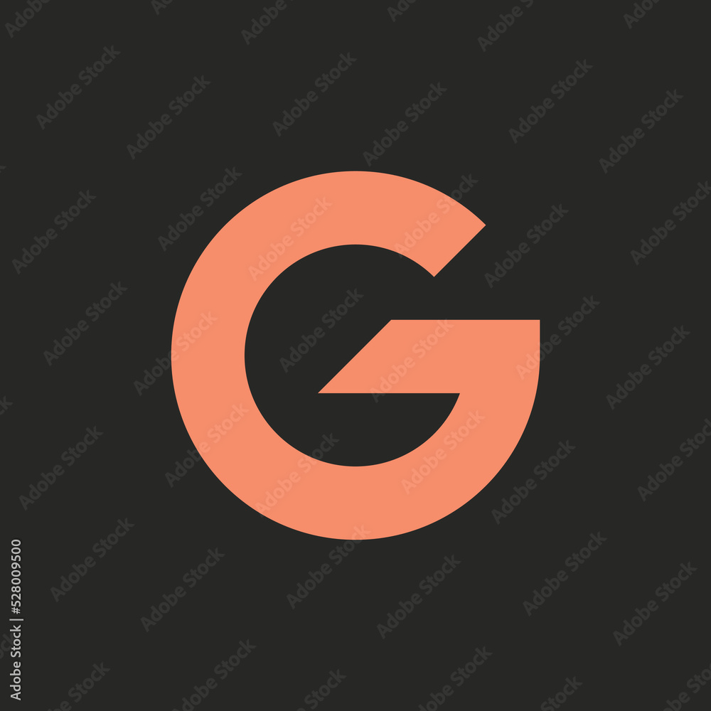 Letter G logo or icon design. template elements. geometric abstract logos Letter G logo or icon design. template elements. geometric abstract logos