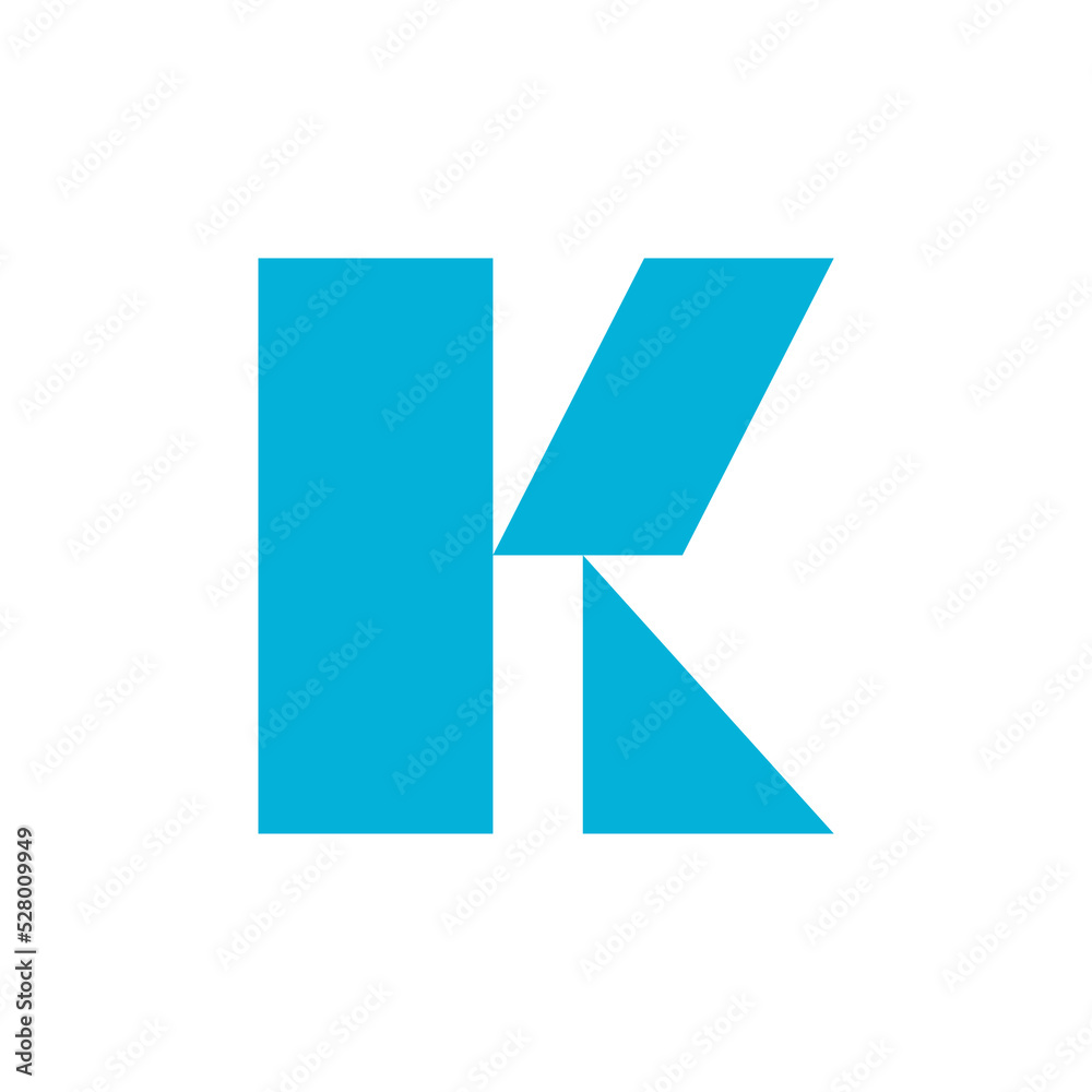 Letter K logo or icon design. template elements. geometric abstract logos Letter K logo or icon design. template elements. geometric abstract logos