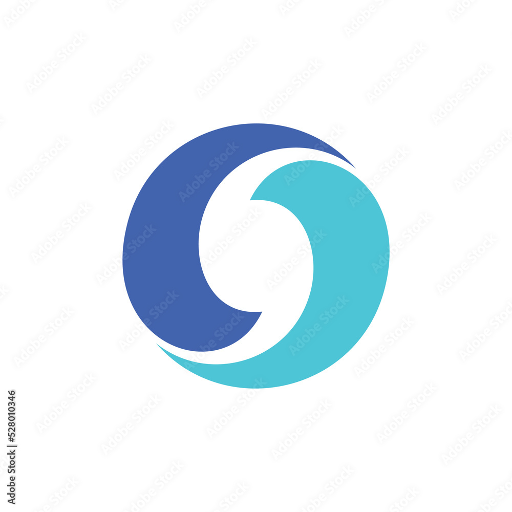 Letter O logo or icon design. template elements. geometric abstract logos