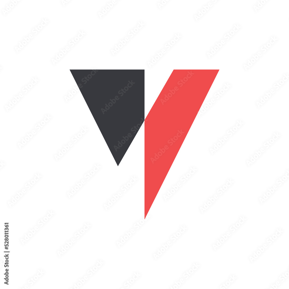 Letter V logo or icon design. template elements. geometric abstract logos Letter V logo or icon design. template elements. geometric abstract logos