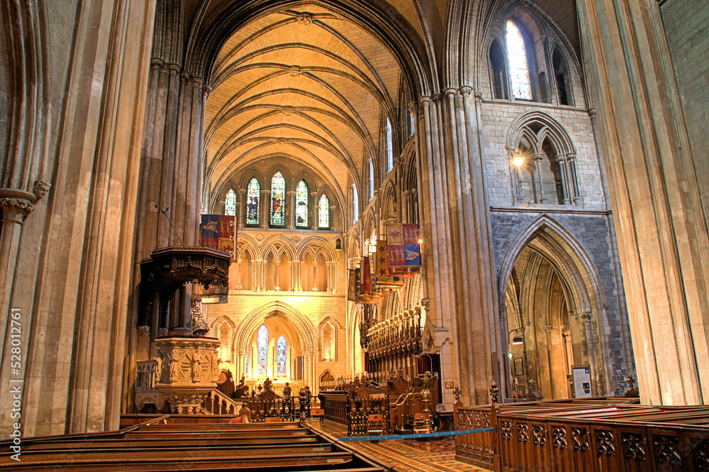 interior of the cathedral of the st patrick