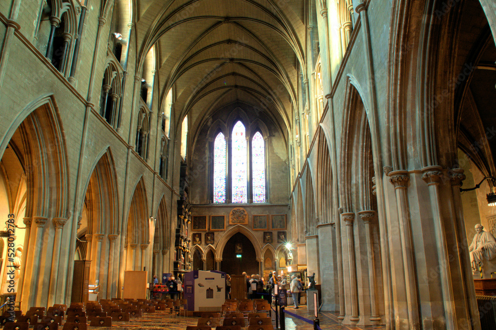interior of the cathedral of st patrick