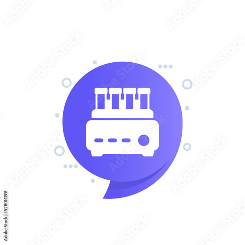 centrifuge machine icon, lab equipment
