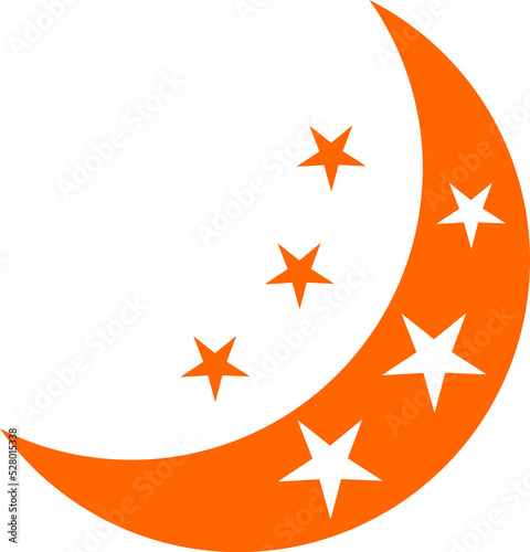 star with moon icon