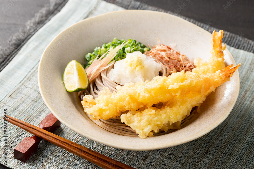 海老天ぶっかけ蕎麦 海老天ぶっかけ蕎麦