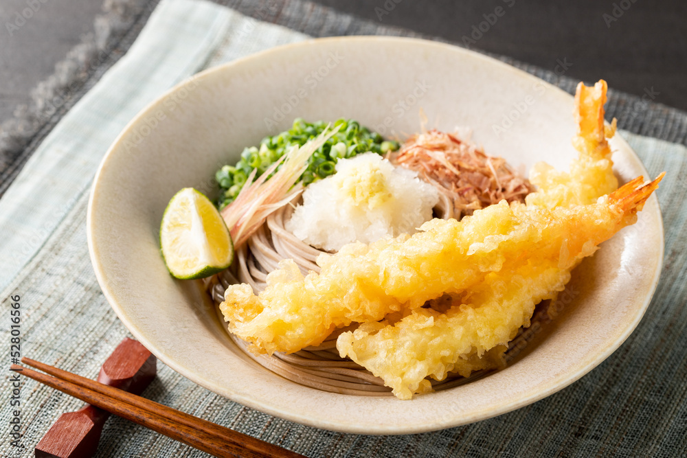 海老天ぶっかけ蕎麦 海老天ぶっかけ蕎麦