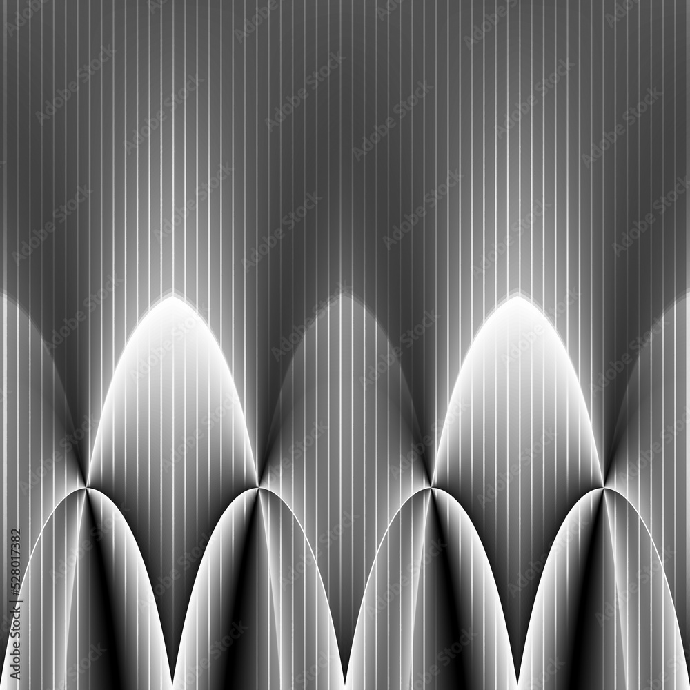 Obraz premium elliptically black and white gray shade seamless abstract background with vertical stripes