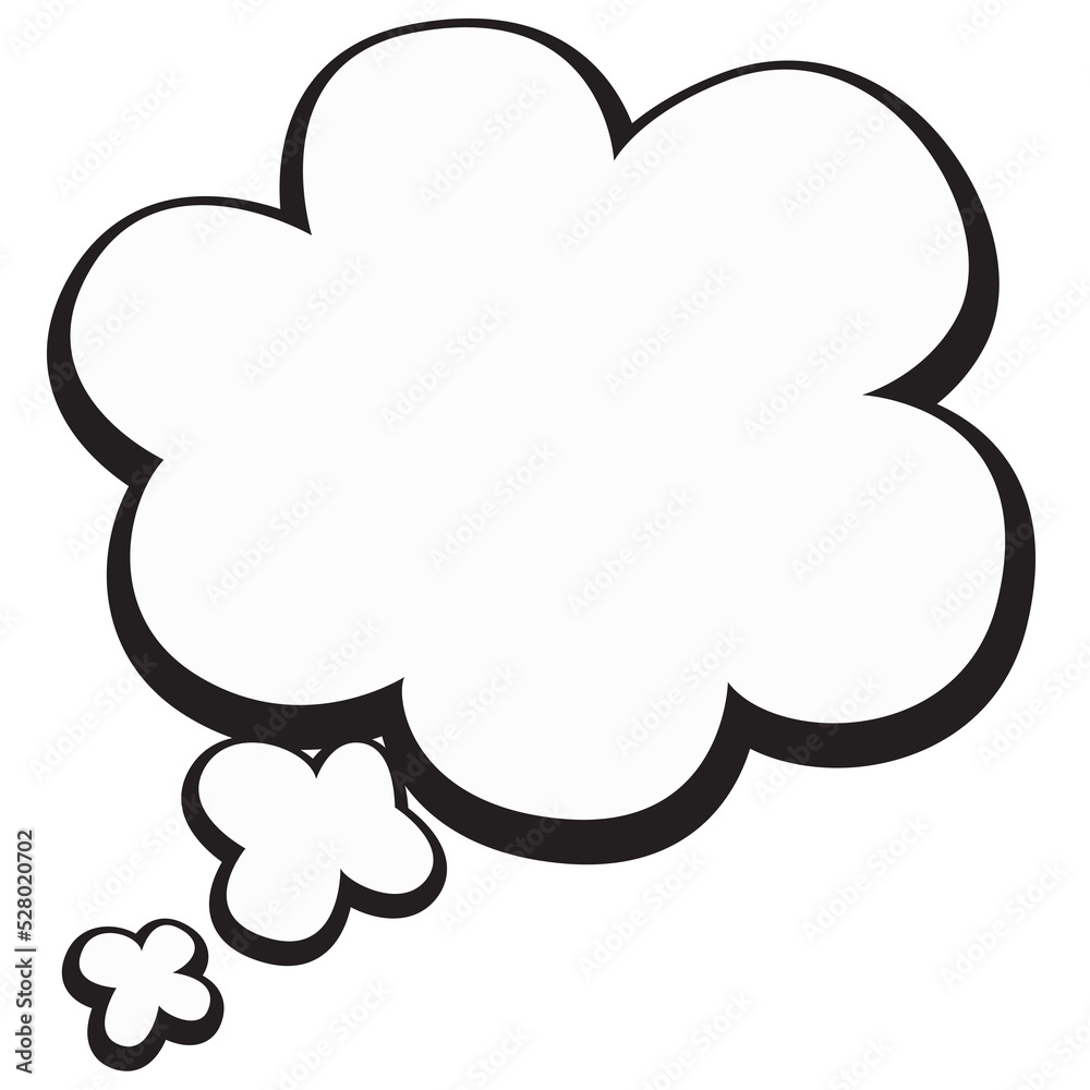 Speech bubble. Halftone black bubble. Speech bubble. Halftone black bubble.