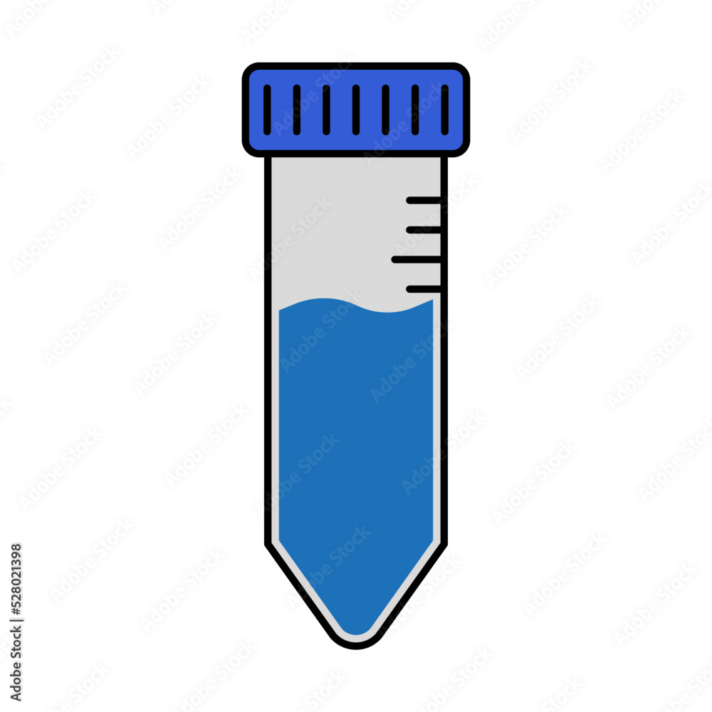 centrifuge tube for laboratory icon vector Stock Vector Adobe Stock