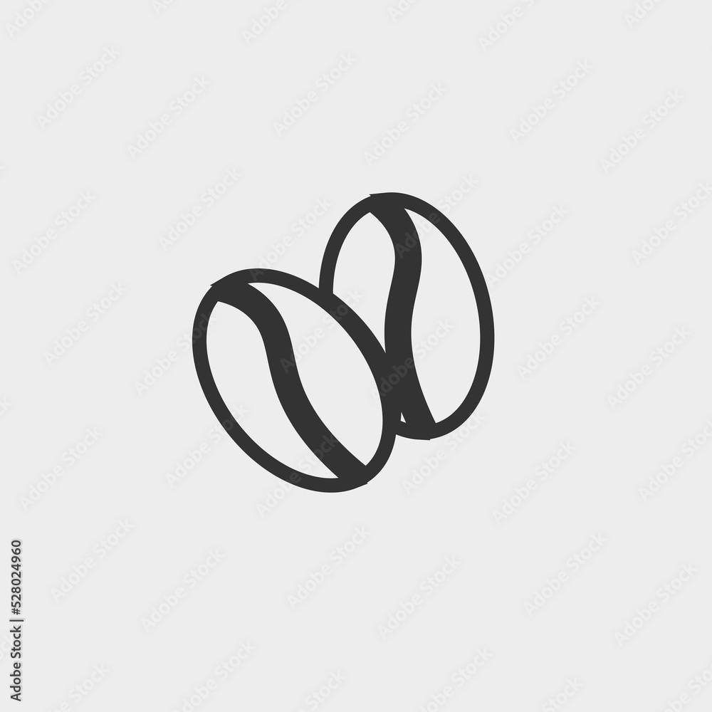 coffee bean icon coffee bean icon