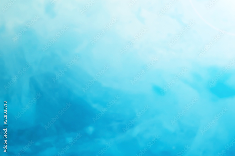 blurred blue background ocean sea underwater world,smoke and sand