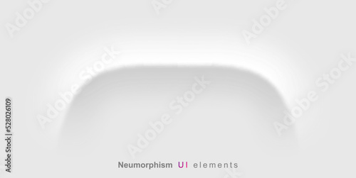 Neumorphism style liquid interface background. Neumorphism User interface design.
