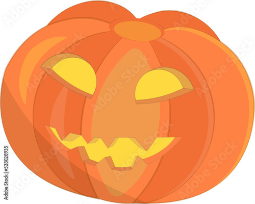 Laughing Pumpkin Halloween Concept © alisa_rut