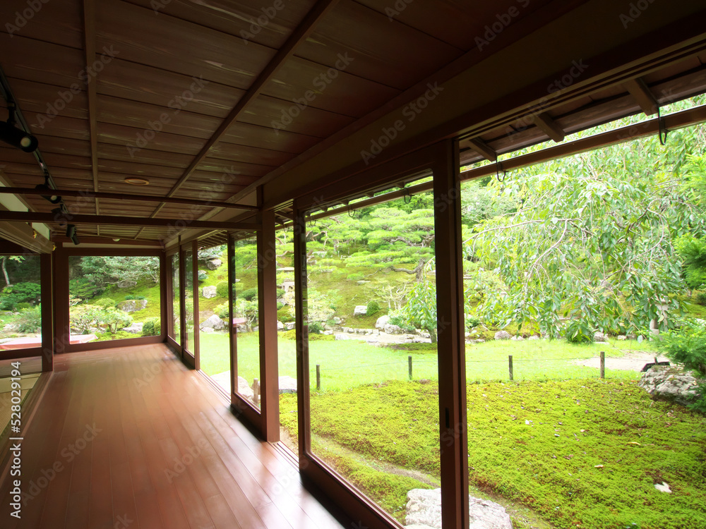 The porch of a Japanese house