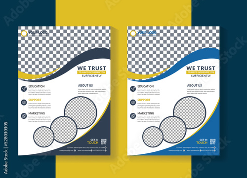 Modern corporate business flyer template design, creative corporate business flyer, abstract business flyer, brochure design, cover, annual report, poster, any flyer, graphic design layout