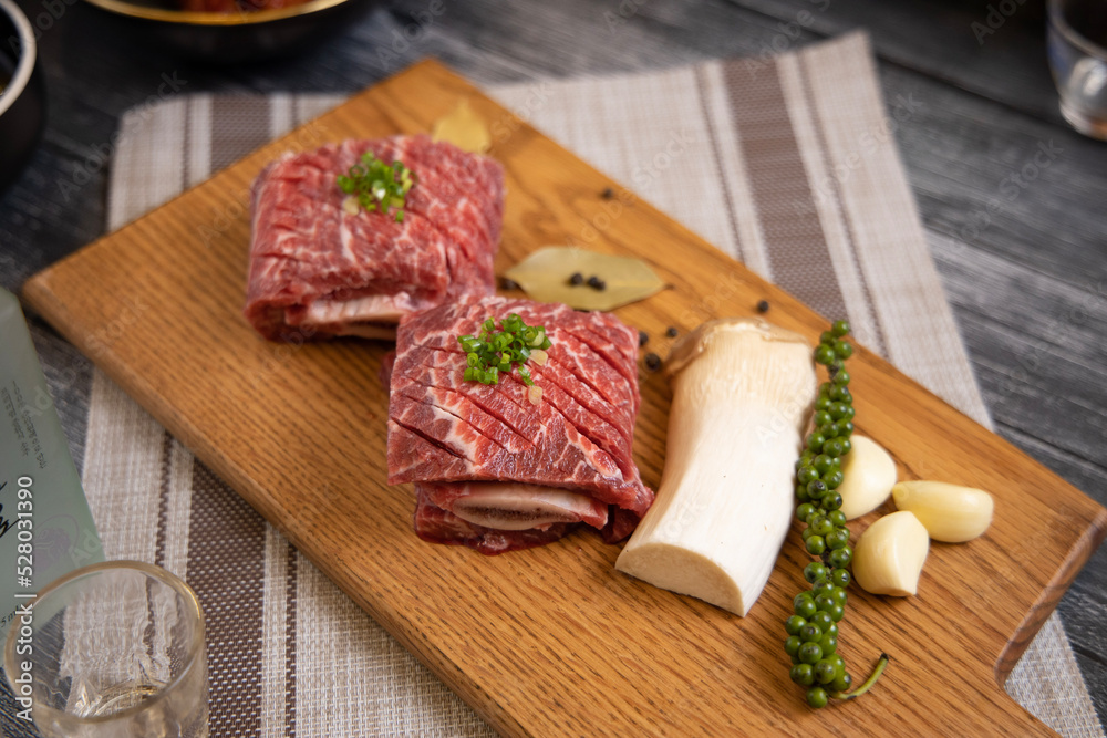 korean bbq food galbi Fresh Grilled Ribs korean bbq food galbi Fresh Grilled Ribs